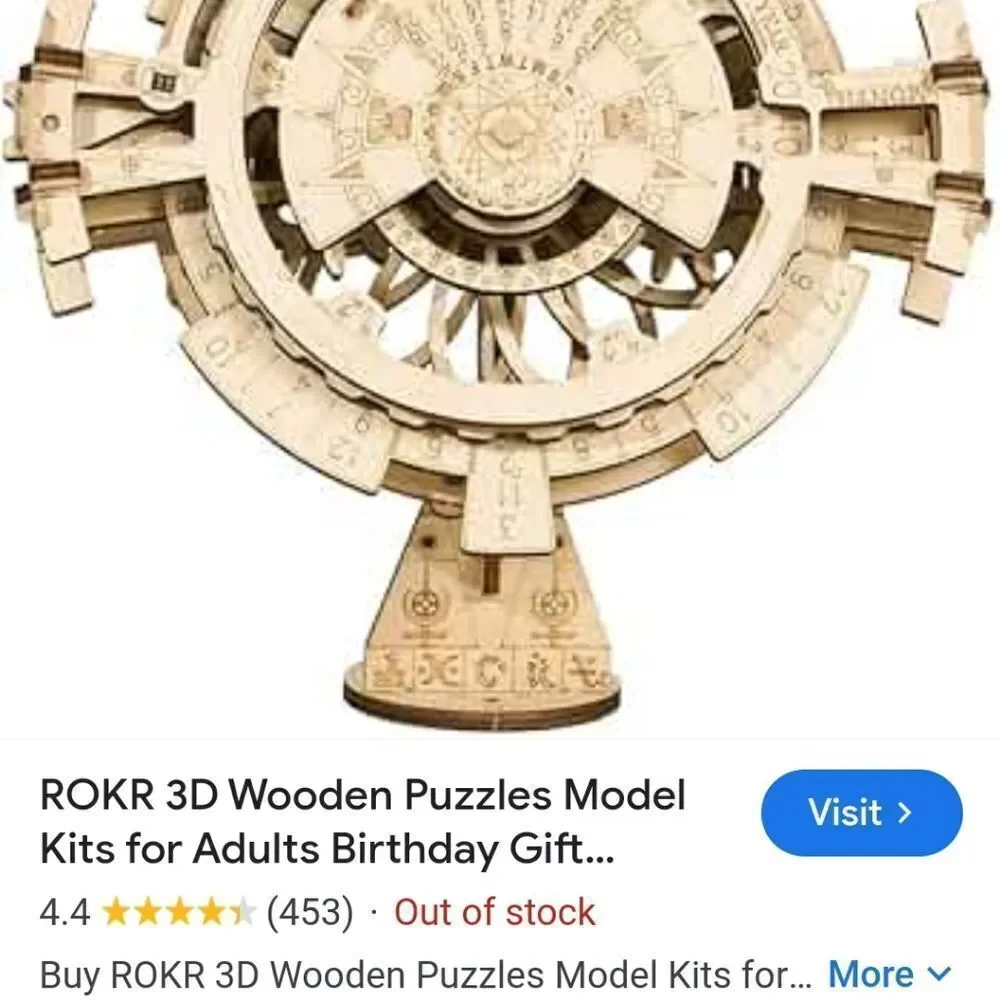 3D wood puzzle
